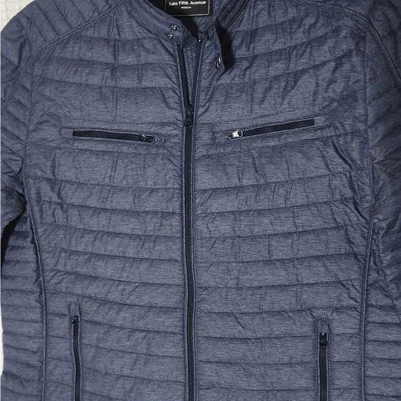 Saks Fifth Avenue Women’s Navy Jacket Size L - Picture 3 of 9